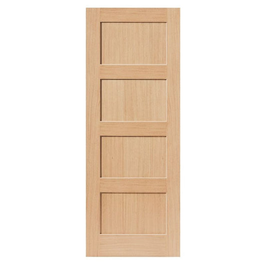 JB Kind Oak Snowdon Internal Door Unfinished 1981 X 610 X 35mm