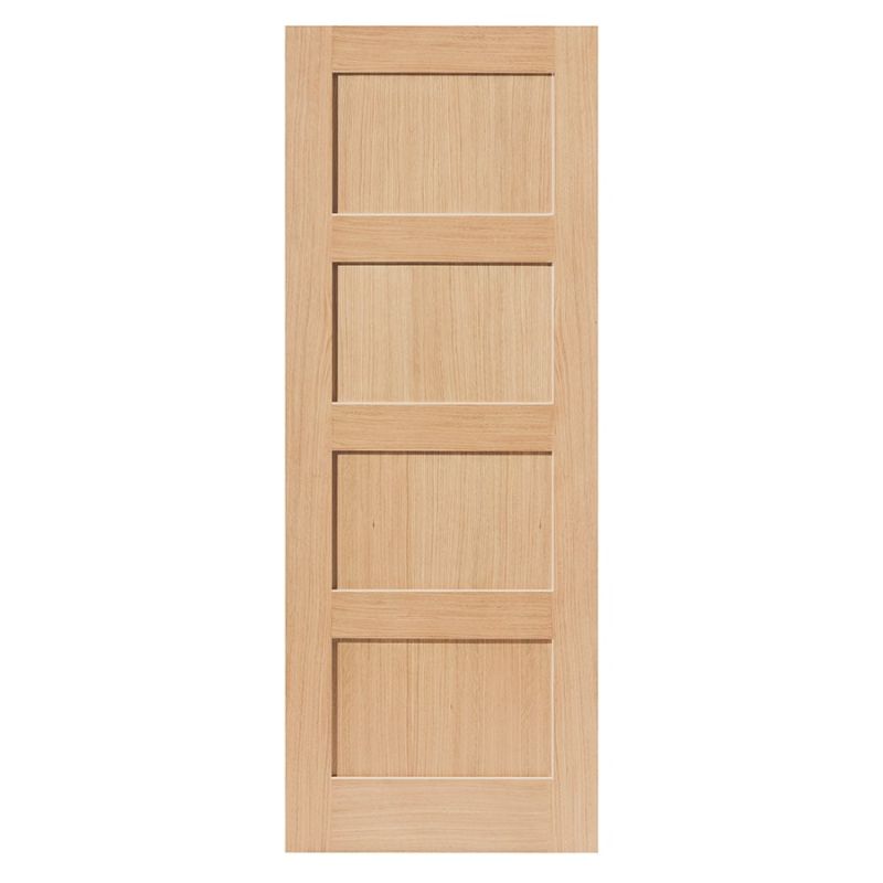 JB Kind Oak Snowdon Internal Fire Door Unfinished 2040 X 726 X 44mm