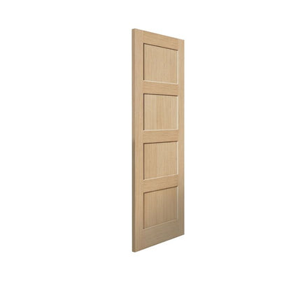 JB Kind Oak Snowdon Internal Door Unfinished 2040 X 726 X 40mm