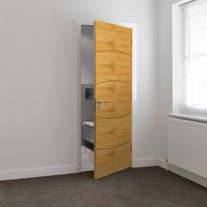 Image for JB Kind Oak Sol Pre-Finished Internal Fire Door