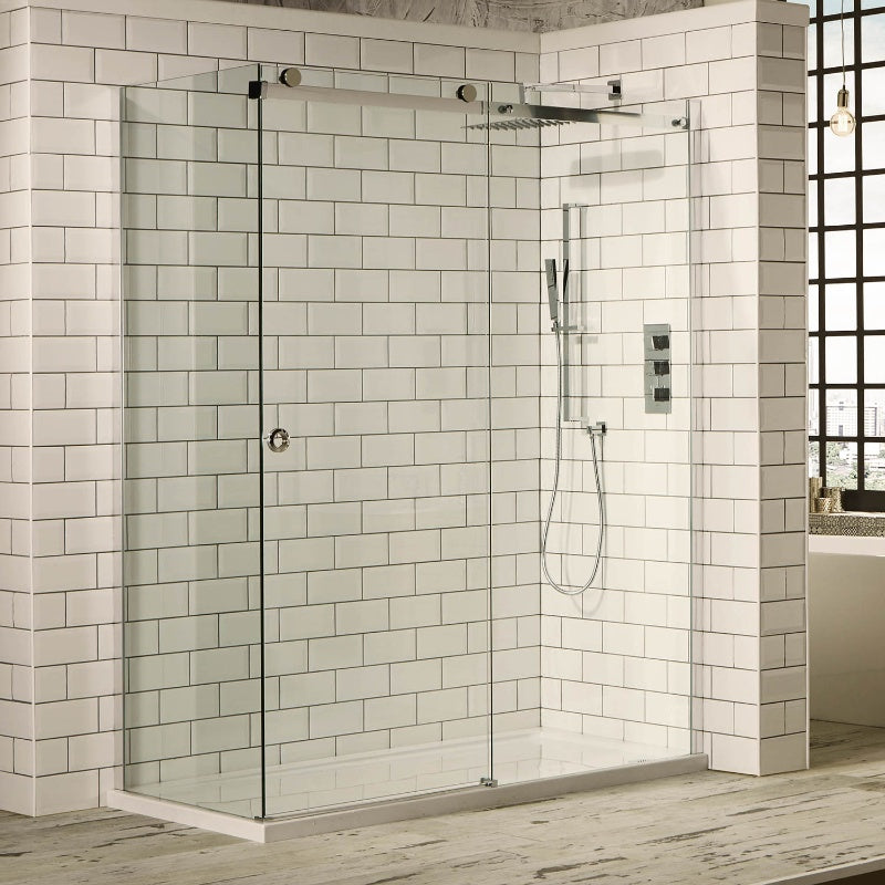 Aquaglass Sphere Side Shower Panel for Sphere Shower Doors - All Sizes