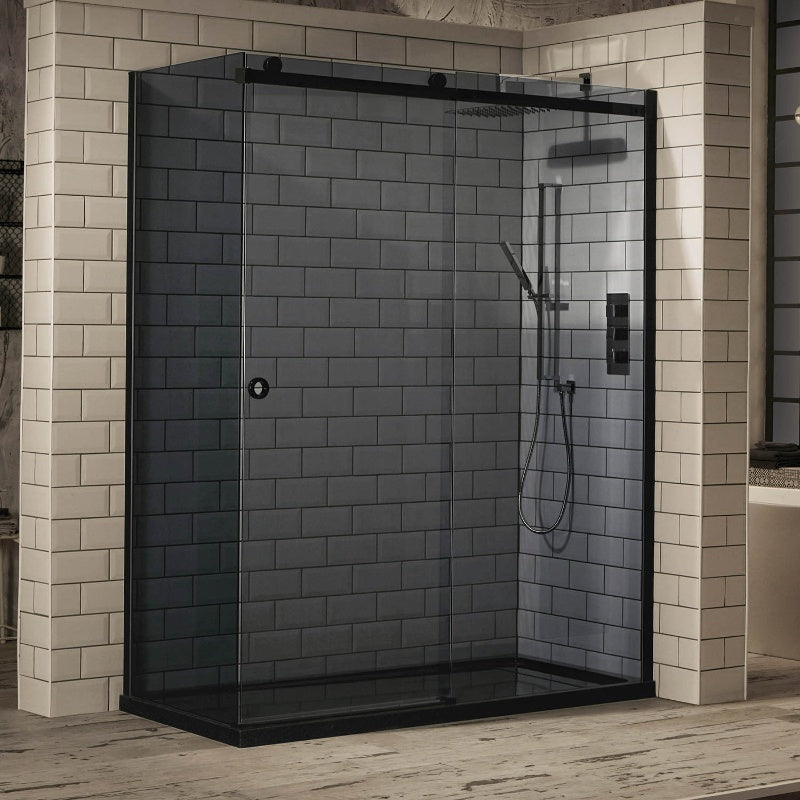 Aquaglass Sphere Tinted Side Panel for Sphere Tinted Shower Doors - All Sizes