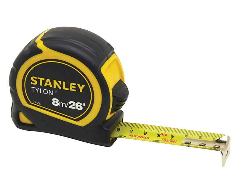 Stanley Tools Tylon™ Pocket Tape 8m/26ft (Width 25mm) Carded