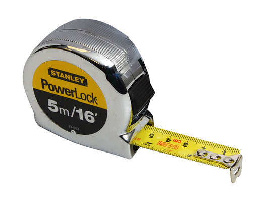 Stanley Tools PowerLock® Classic Pocket Tape 5m/16ft (Width 19mm)