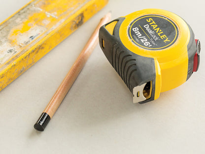 Stanley Tools DualLock™ Tylon™ Pocket Tape 8m/26ft (Width 25mm)