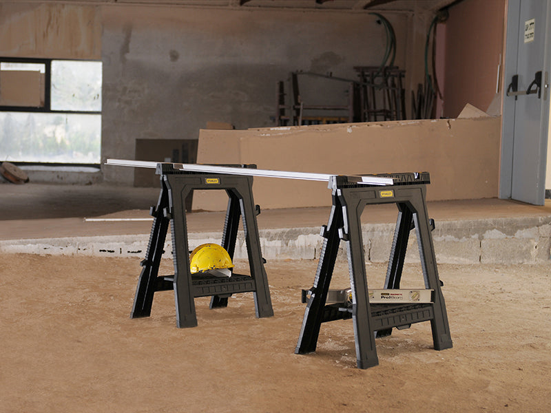 Stanley Tools Folding Sawhorses (Twin Pack)