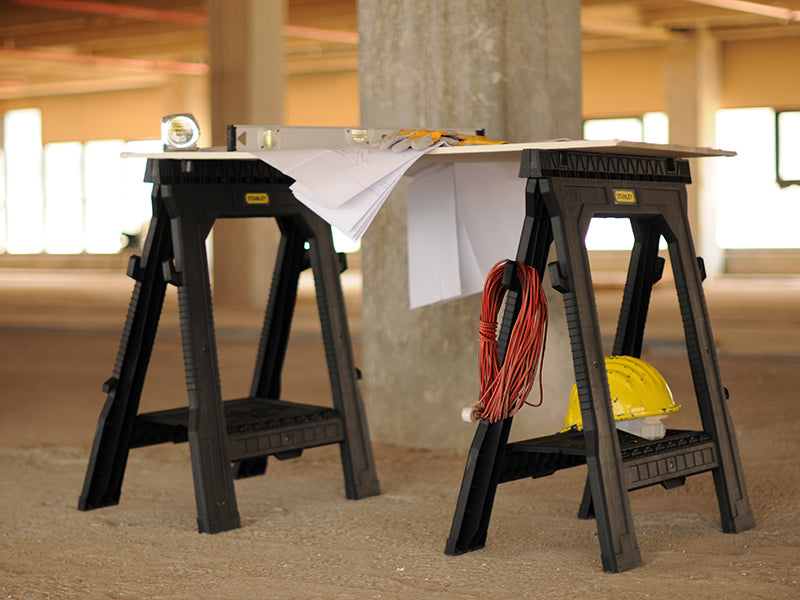 Stanley Tools Folding Sawhorses (Twin Pack)