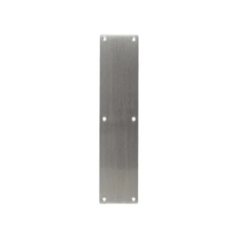 Deanta Push Plate Satin Stainless Steel - 350mm x 80mm x 1.2mm