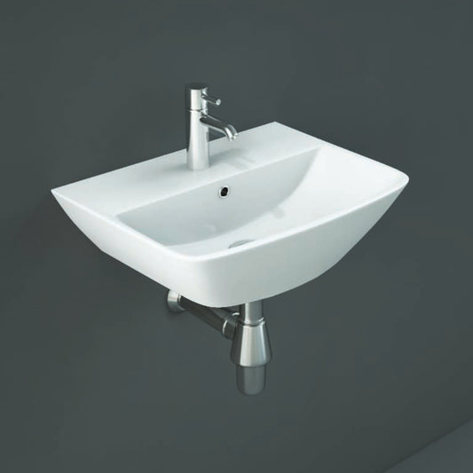 RAK Ceramics Summit 310mm Wall Hung Basin 1 Tap Hole White