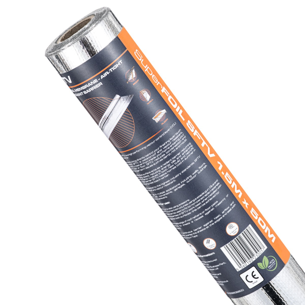 Image for SuperFOIL SFTV Thermal Vapour Barrier 1.5m x 25m Roll - 37.5m2