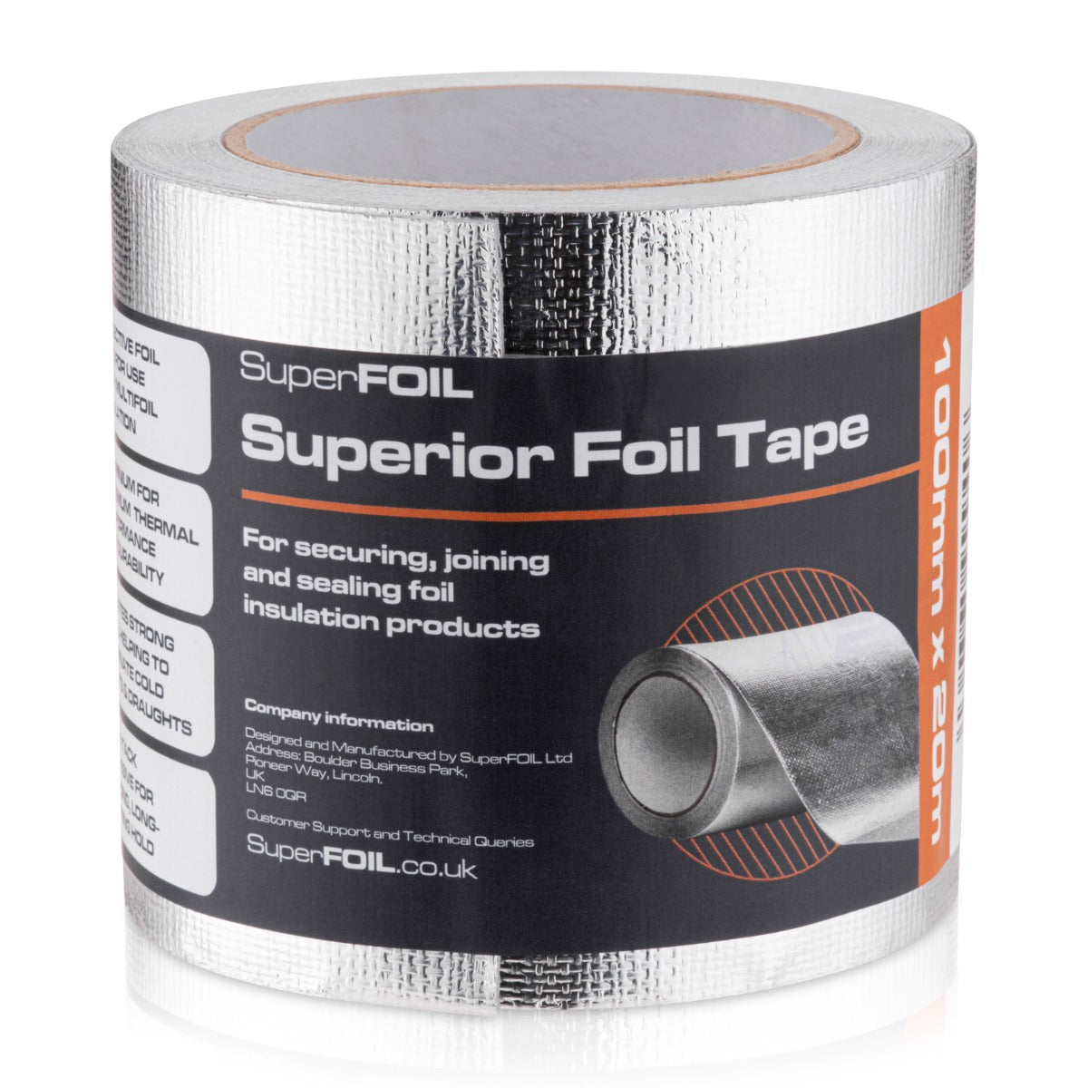 SuperFOIL SUPERIOR Foil Tape 20m x 100mm