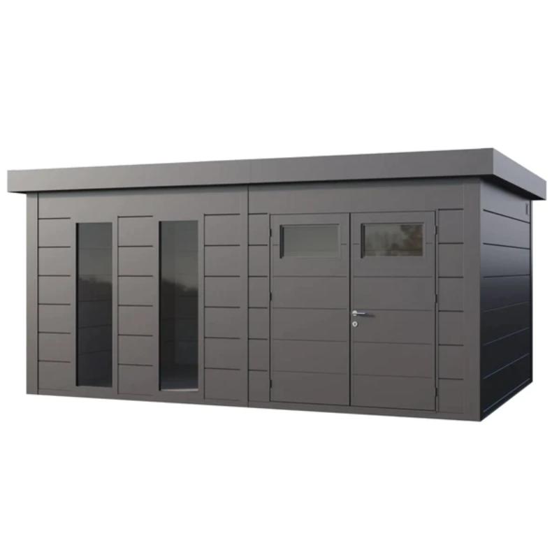 Telluria 18ft x 12ft Eleganto Premier Steel Shed Office - 5.4m x 3.6m