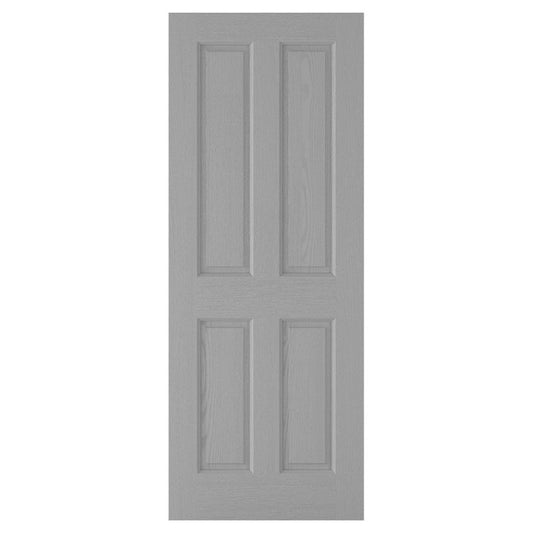 LPD Textured 4 Panel Grey Moulded Internal Door - 78in x 27in x 35mm (1981 x 686mm)
