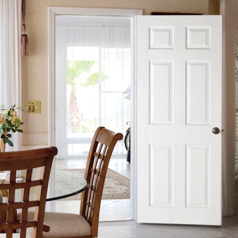 LPD Textured White Moulded 6 Panel Internal Door 78in x 30in x 35mm (1981 x 762mm)