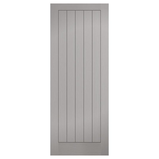 LPD 5P Textured Vertical Grey Pre-Finished Internal Door - 78in x 27in x 35mm (1981 x 686mm)
