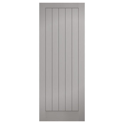 LPD 5P Textured Vertical Grey Pre-Finished Internal Door - 78in x 33in x 35mm (1981 x 838mm)
