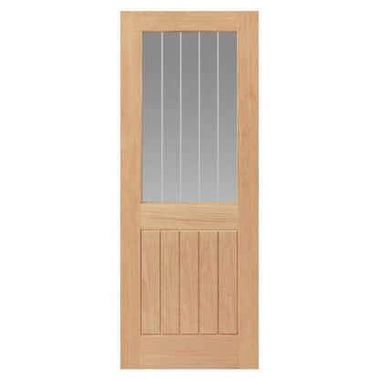 Thames 1/2 Light Oak Internal Door - 1981 x 762 x 35mm 