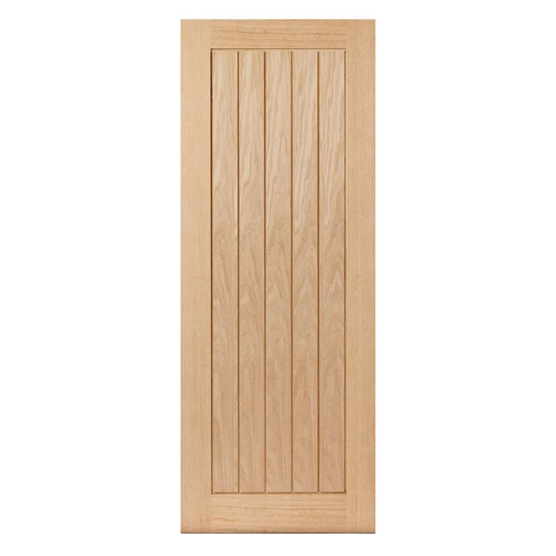 JB Kind Oak Cottage Thames Unfinished Internal Door 2040 X 926 X 40mm