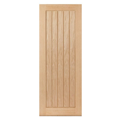 JB Kind Oak Cottage Thames Unfinished Internal Door 2040 X 926 X 40mm