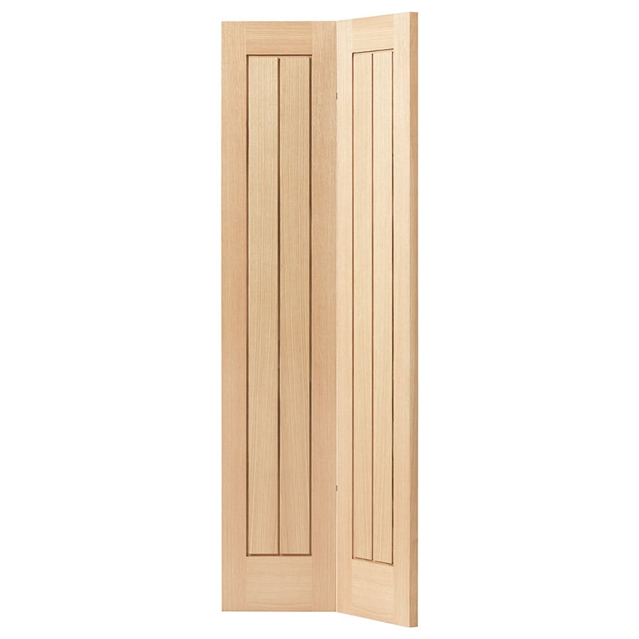 Image for JB Kind Oak Cottage Thames Original Bi-Fold Internal Door Unfinished