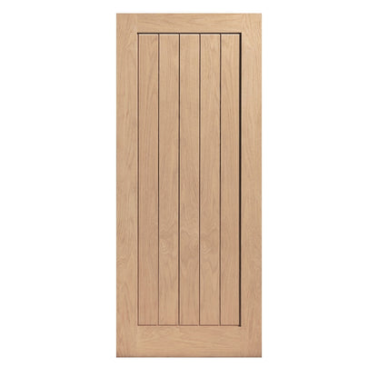 Image for JB Kind Oak Cottage Thames Ii Unfinished Fire Door-1981 x 610 x 44mm