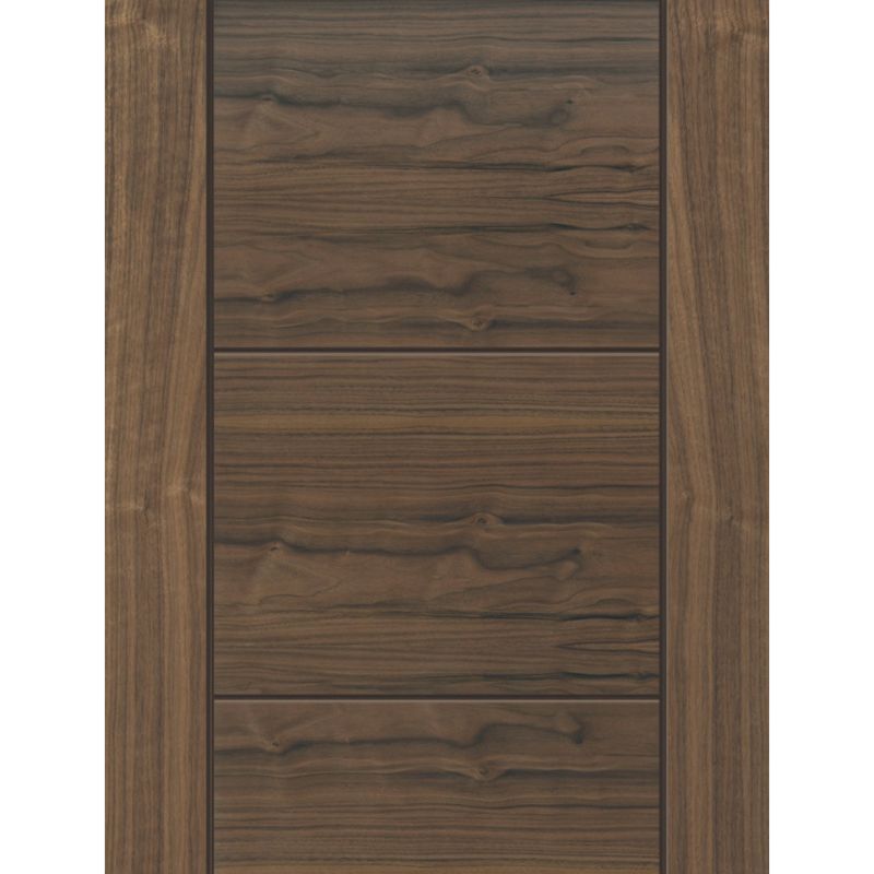 JB Kind Walnut Modern Tigris Pre-Finished Internal Door-78in x 27in x 35mm (1981 x 686mm)