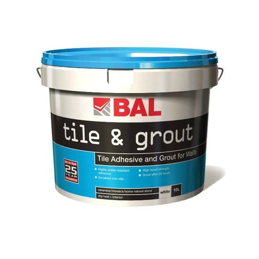 BAL White Wall Tile Grout - All Sizes