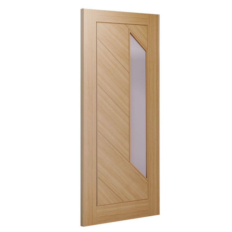 Deanta Torino Prefinished Glazed Interior Oak Door