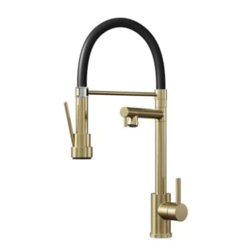 Ellsi Kitchen Sink Mixer w/ Smooth Rubber Hose and Flexi Spray - All Finishes