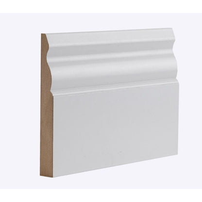 Deanta White Primed Skirting Board Ulysses - 3600 x 145 x 18mm (Pack of 4)