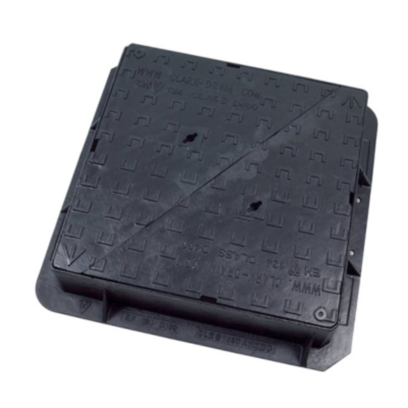 Double Triangle Ductile Iron Manhole Cover 675 x 675 x 150mm Carriageway