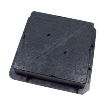 Double Triangle Ductile Iron Manhole Cover 675 x 675 x 150mm Carriageway