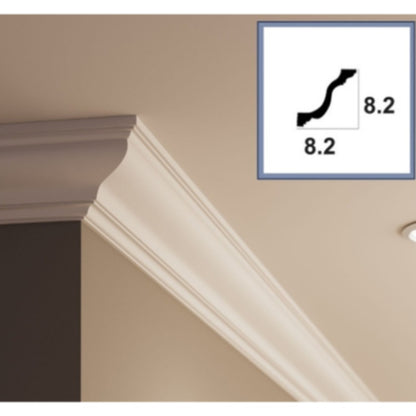 Kovex Classic Cornice Molding CC39 x 2m (Pack of 9 Lengths)