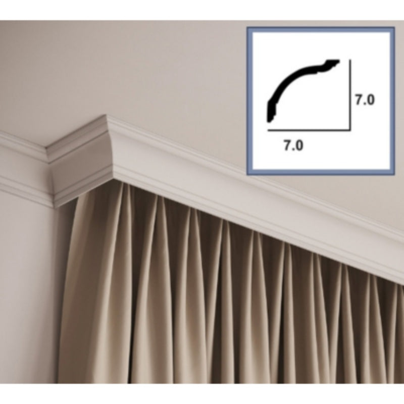 Kovex Classic Cornice Molding CC40 x 2.44m (Pack of 7 Lengths)