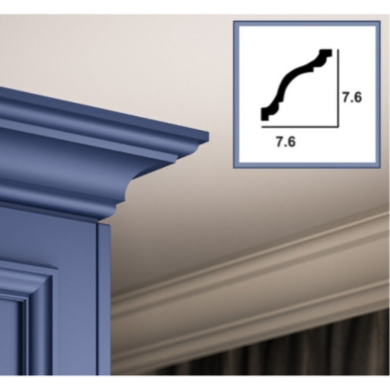 Kovex Cornice CC41 2.44m (Pack of 7 Lengths)