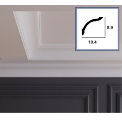 Kovex Classic Cornice Molding CC42 x 2.44m (Pack of 7 Lengths)