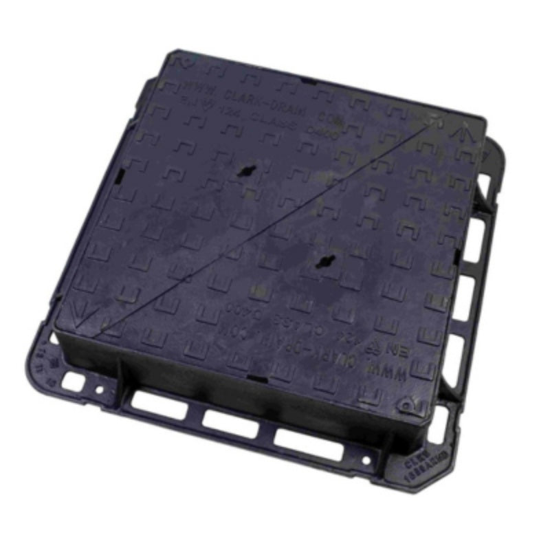 Double Triangle Ductile Iron Manhole Cover 675 x 675 x 150mm Carriageway