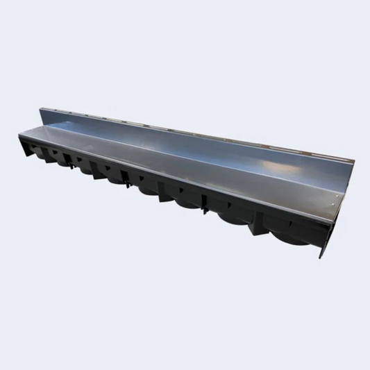 EBP-Domestic Drainage Channel w/Pave Slot Galvanised Steel Grating x 1m 