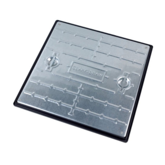 Galvanised Manhole Cover 600 x 600mm 5T Sealed And Locking