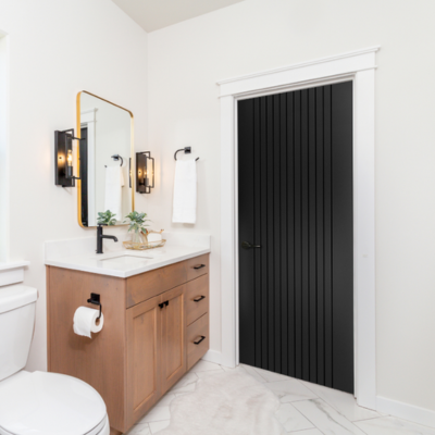 Aria Black Pre-Finished Internal Door - All Sizes