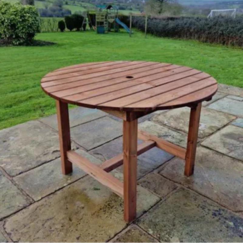 Churnet Valley 4 Seat Round Table - 113cm Diameter