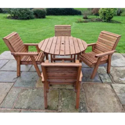 Churnet Valley 4 Seater Round (4 Chairs)