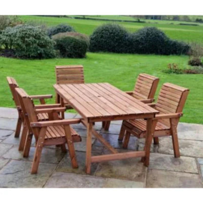 Churnet Valley 5 Seat Set (5 Chairs) 179.5cm Table