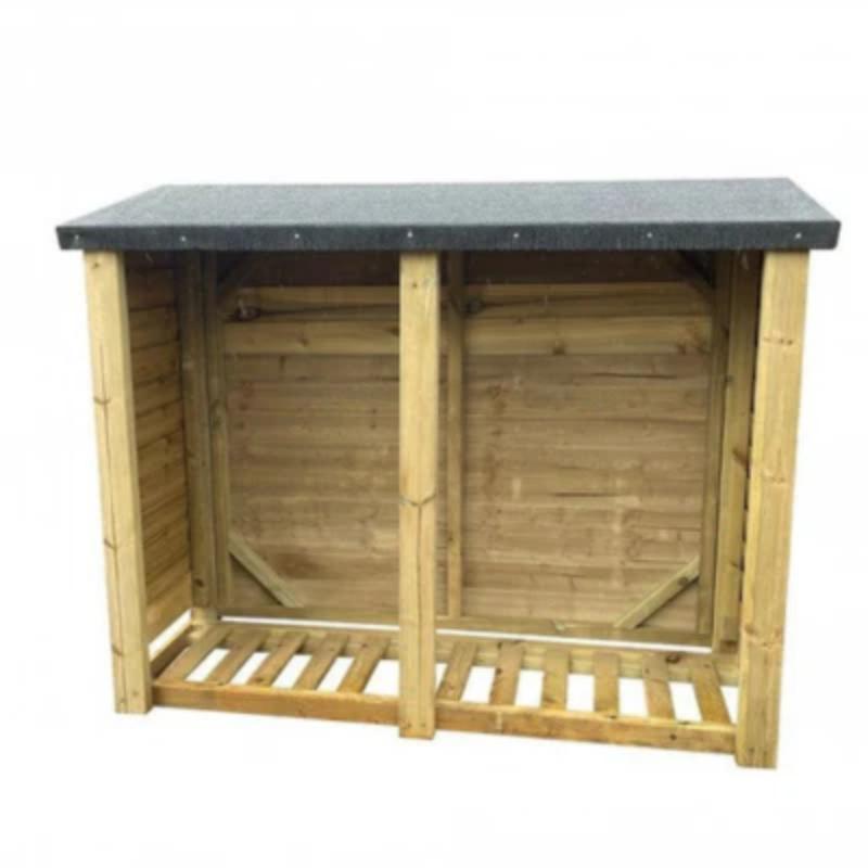 Felted Churnet Valley Heavy Duty Logstore 4ft x 6ft