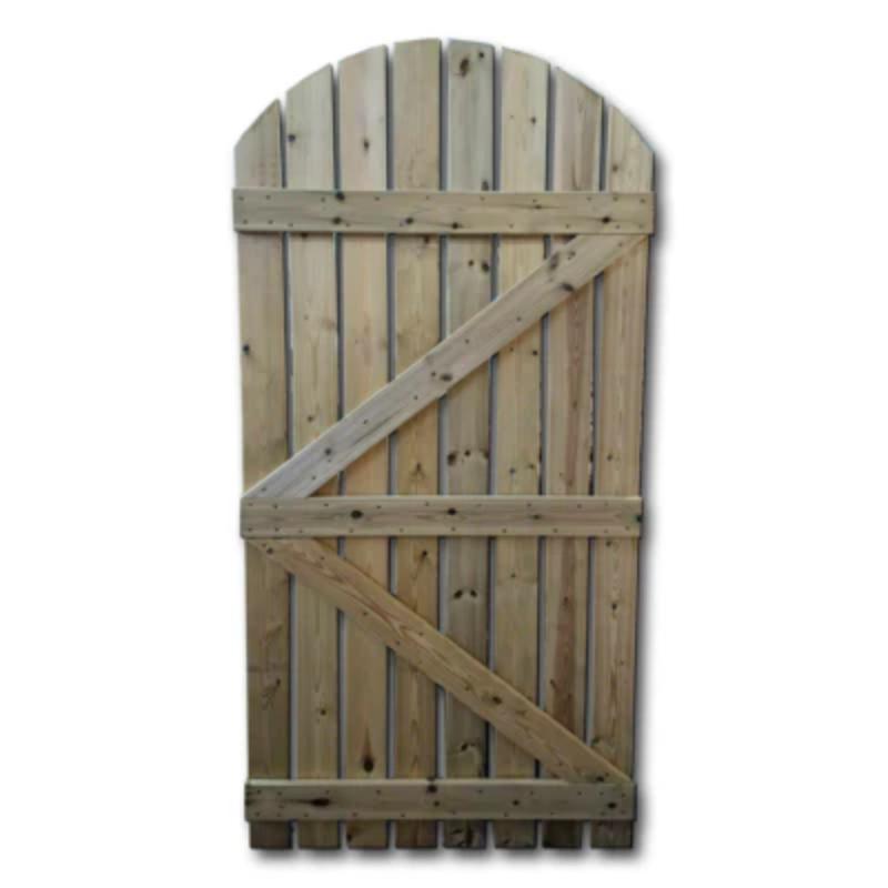 Churnet Valley Slatted Gate - 2m High x 90cm