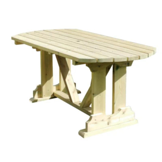 Churnet Valley Ergo 6 Seater Table 179.5cm x 90cm