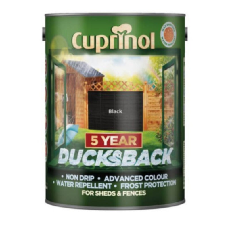 Cuprinol Ducksback 5 Year Waterproof for Sheds and Fences - 5 Litre