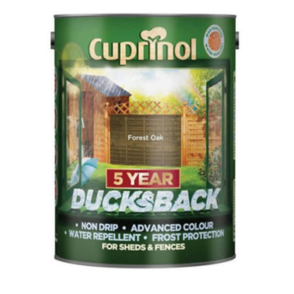 Cuprinol Ducksback 5 Year Waterproof for Sheds and Fences - 5 Litre