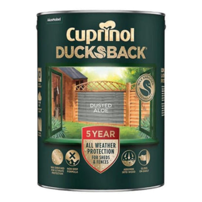 Cuprinol Ducksback 5 Year Waterproof for Sheds and Fences - 5 Litre