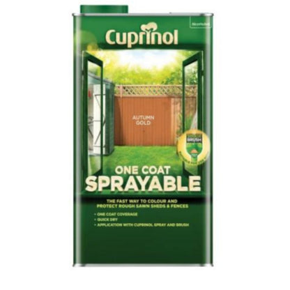 Cuprinol One Coat Sprayable Fence Treatment - 5 Litre